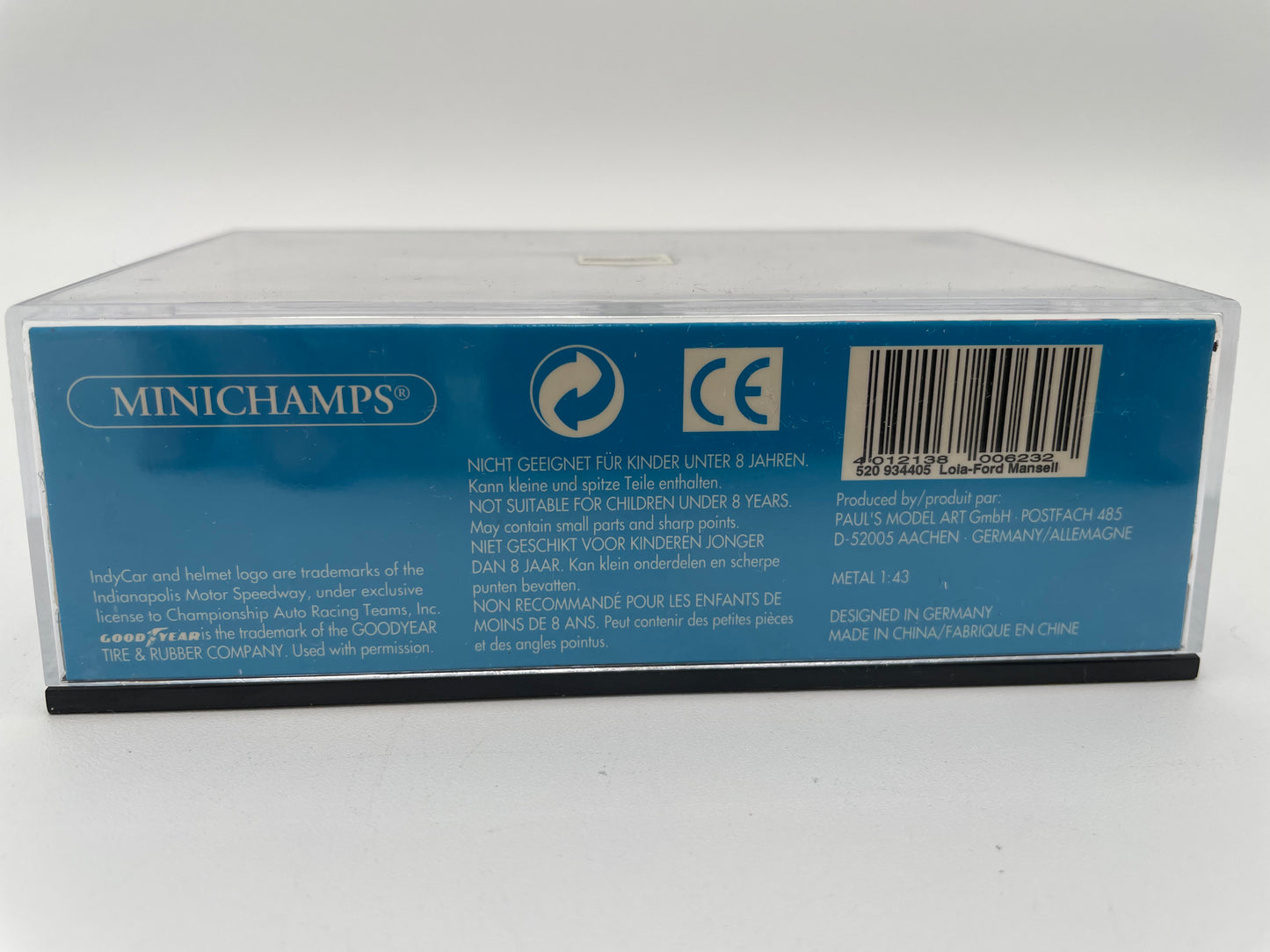 Mini Champs - Indy Car Collection - #5 Nigel Mansell 1994 #102708