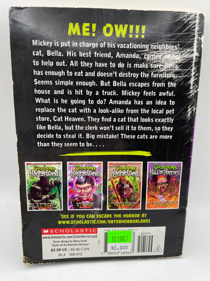 Goosebumps - RL Stine Book - Hall of Horrors CLAWS! 2011 #101987
