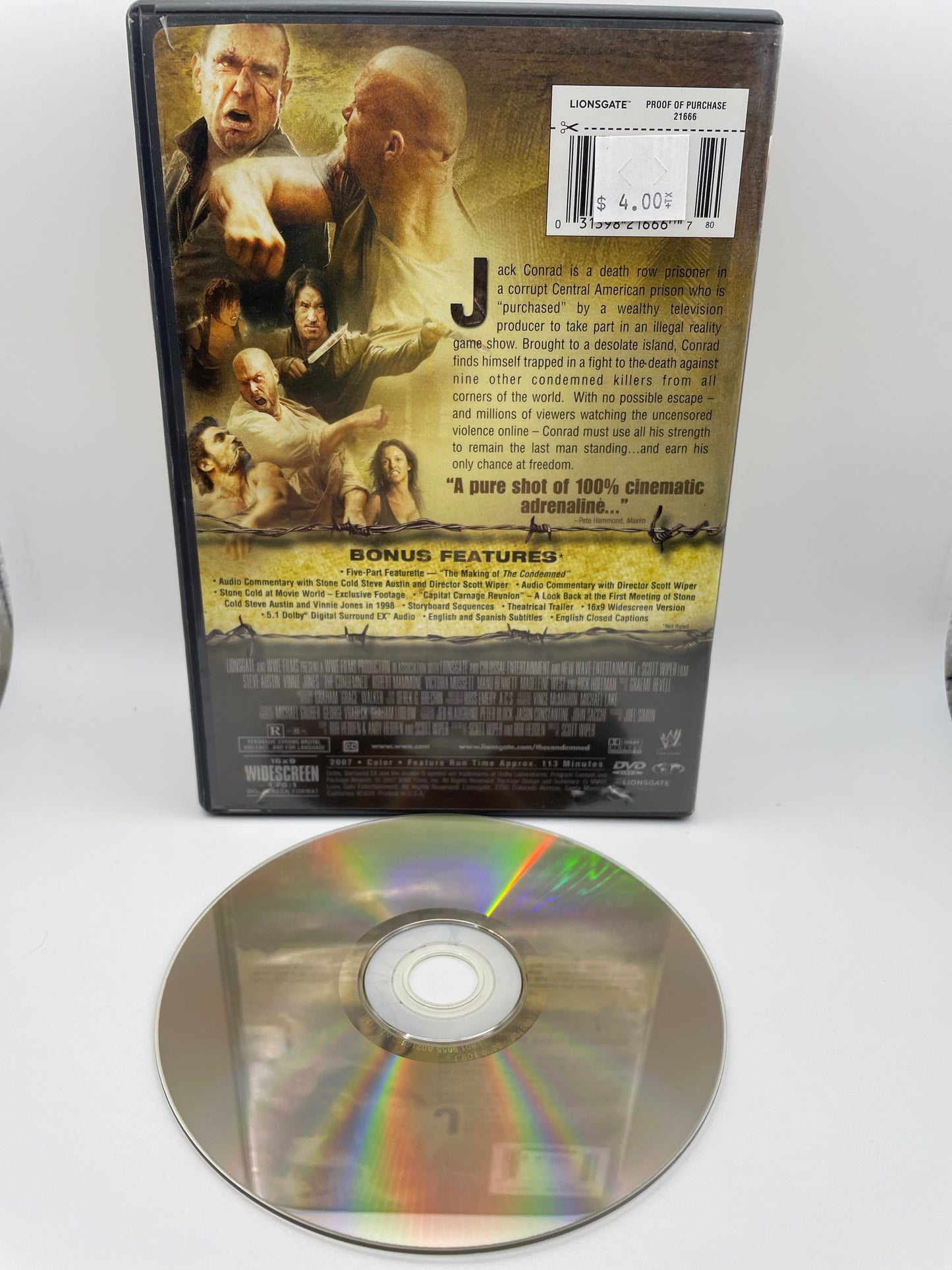 Dvd - The Condemned 2007 #100550