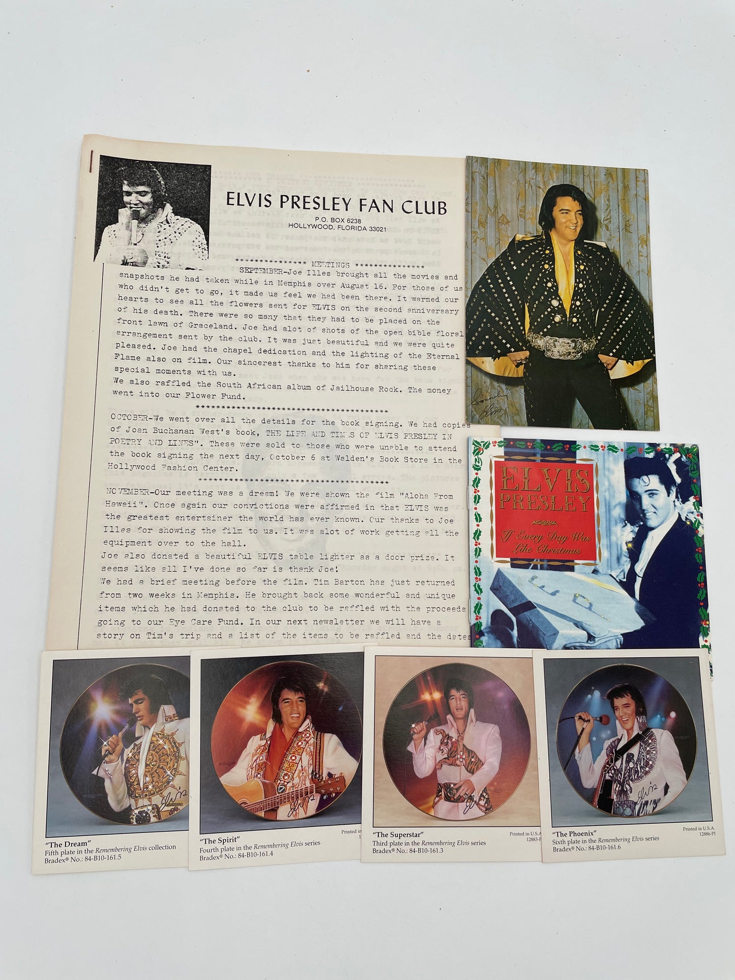 Elvis - Fan Club Letter and Pics 1975 #102189