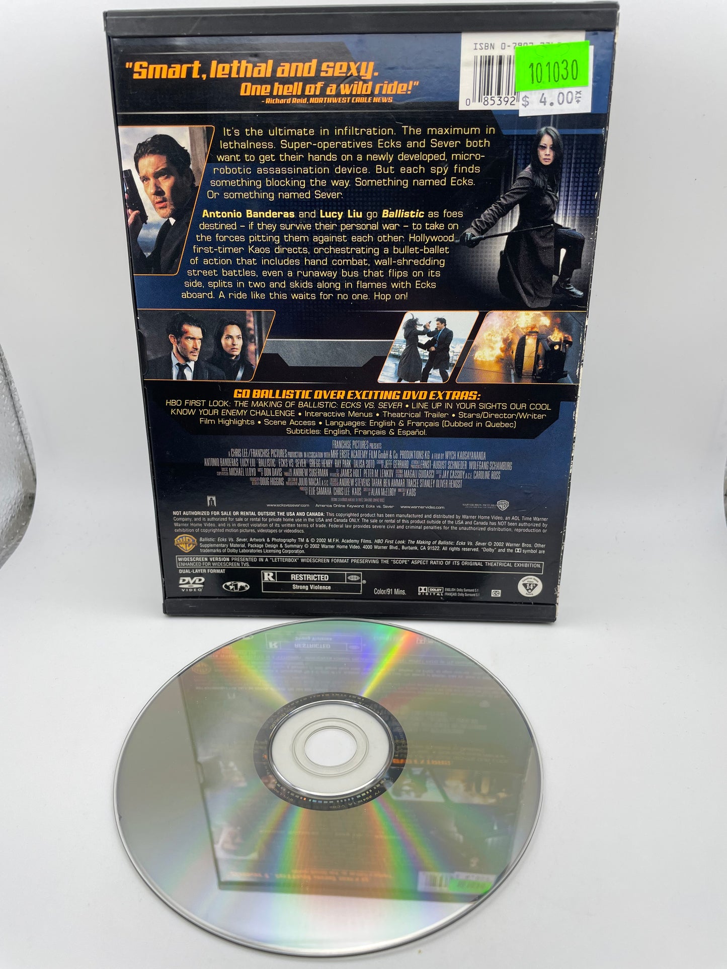 DVD - Ballistic Ecks vs Sever 2002 #101030