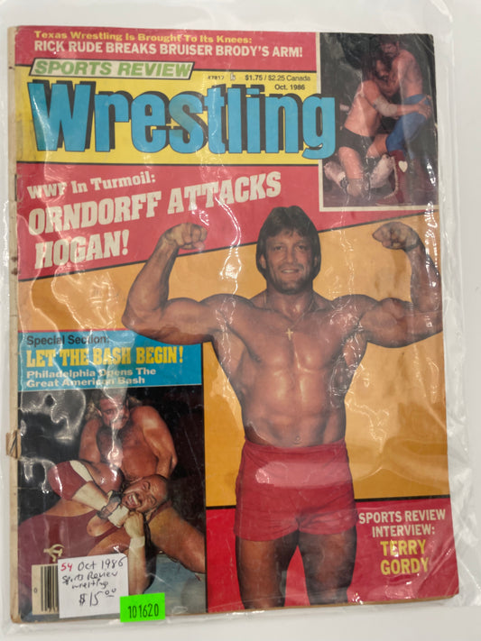 Sports Review Wrestling - WWF Turmoil - October 1986 #101620