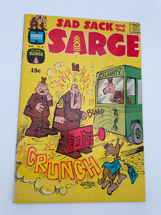 Harvey Comics - Sad Sack and the Sarge #87 - March 1971 #102205