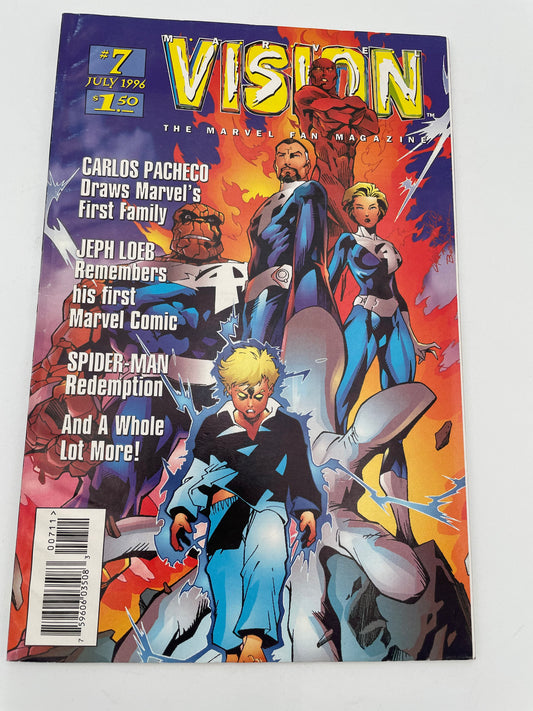 Marvel Comics - Vision - Fan Magazine #7 July 1996 #102285