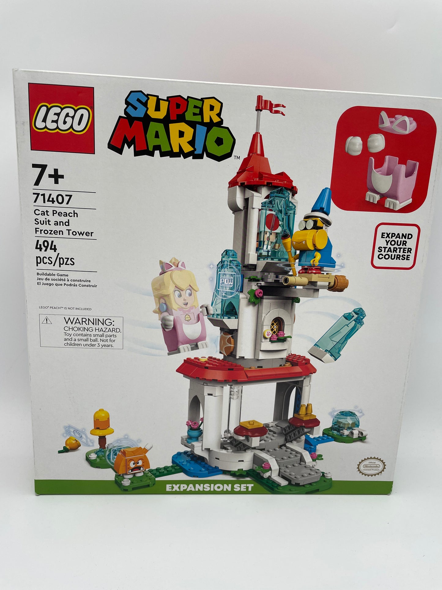 LEGO 71407 - Super Mario - Cat Peach Suit and Frozen Tower 2022 #102475
