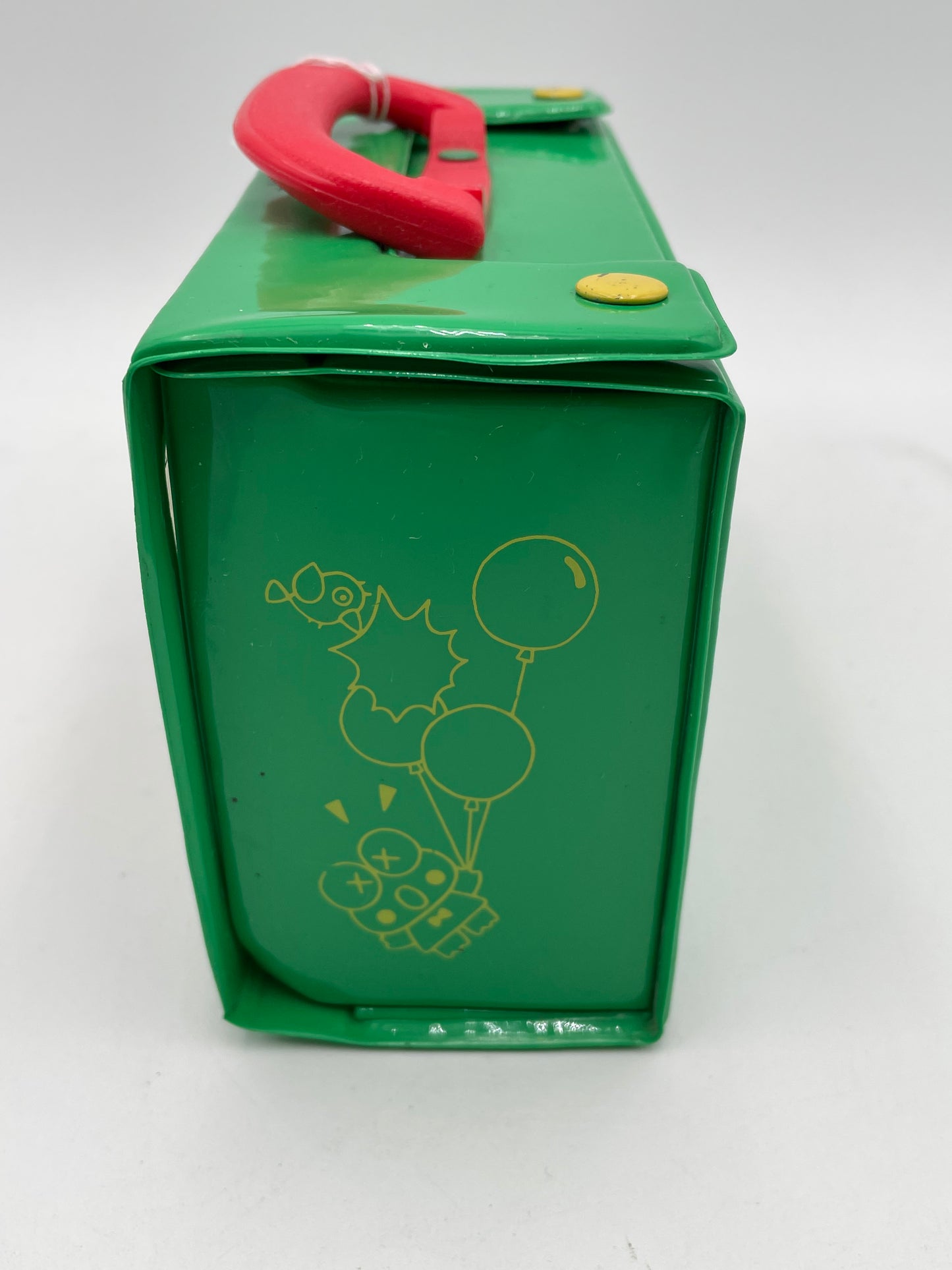 Japanese - Sanrio KeroKero Kerroppi - Vinyl Carrying Case / Pencil Box RARE 1991 #104545