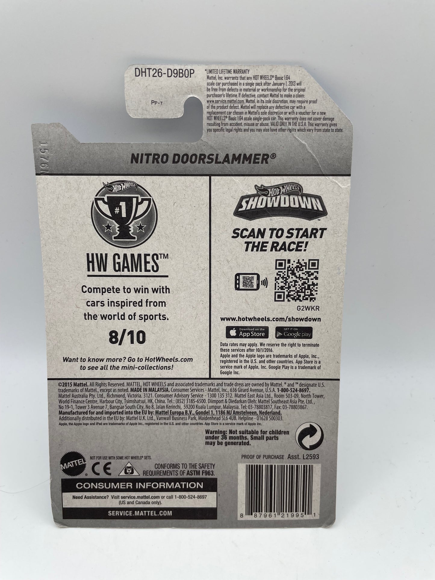 Hot Wheels - Games #238 8/10 Nitro Door Slammer 2016 #103240