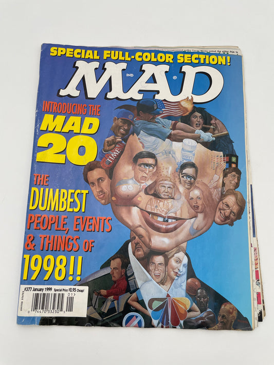 Mad Magazine - Dumbest of 1998 #377 - January 1999 #101540