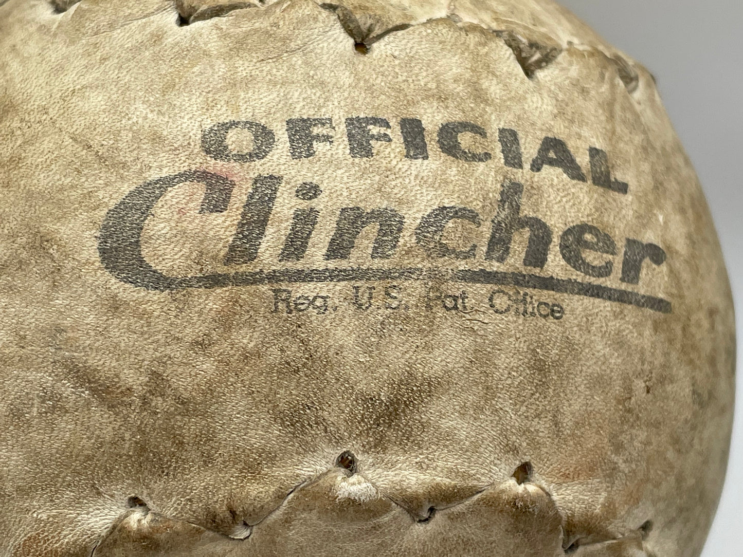 Official Clincher - XL Antique Leather Softball #101883