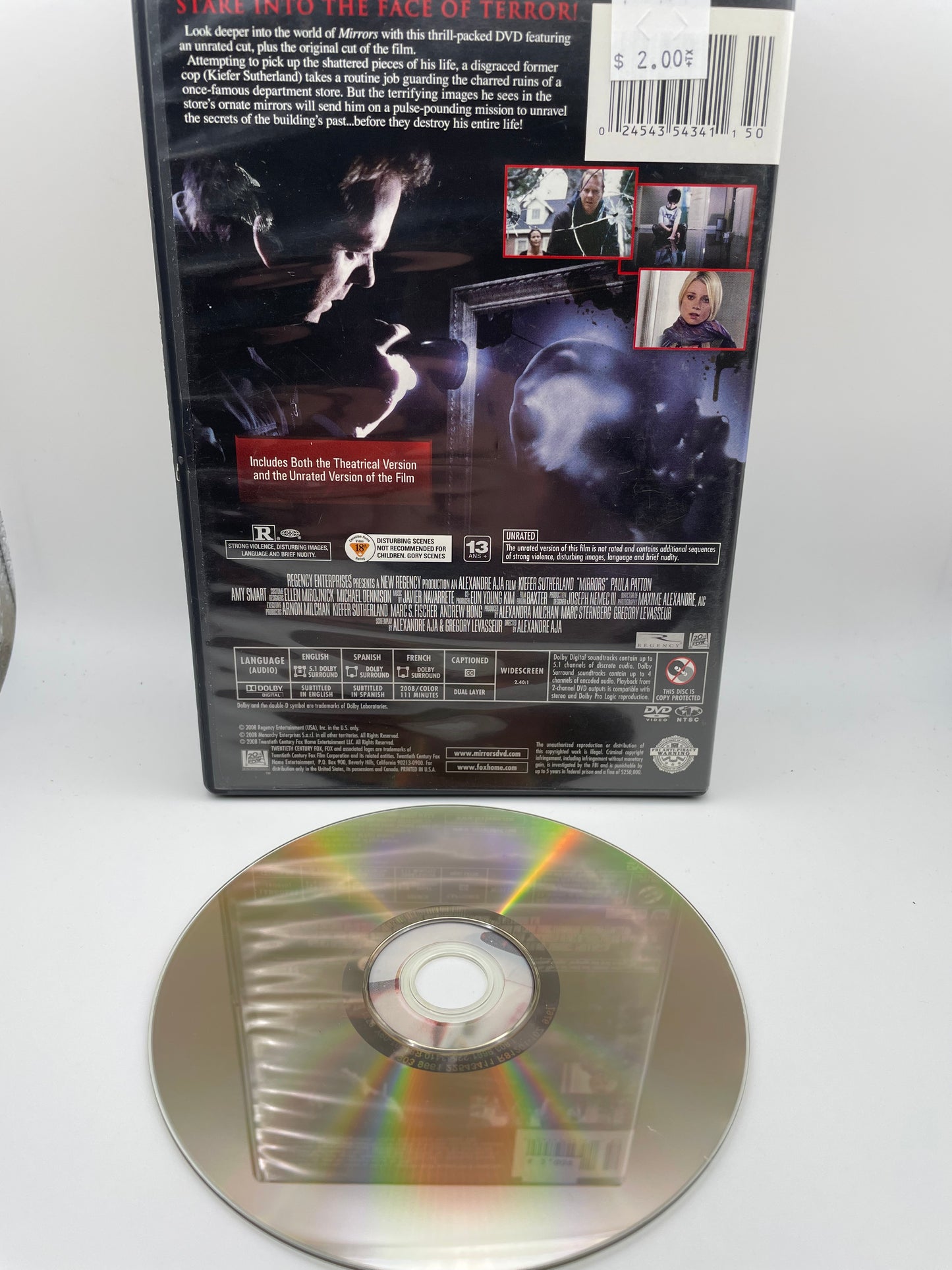 Dvd - Mirrors 2008 #100608