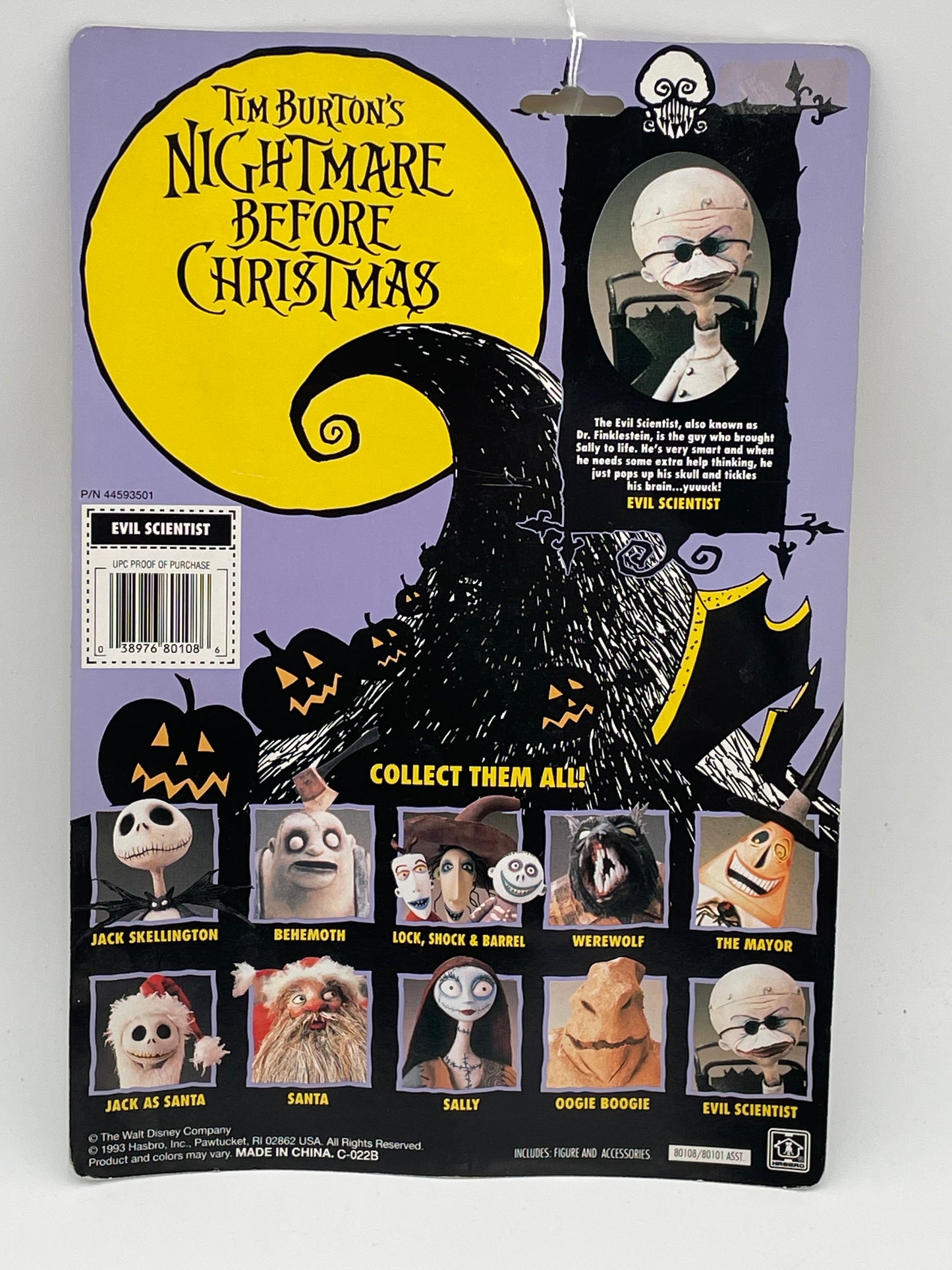 Nightmare Before Christmas - Evil Scientist 1993 #104714