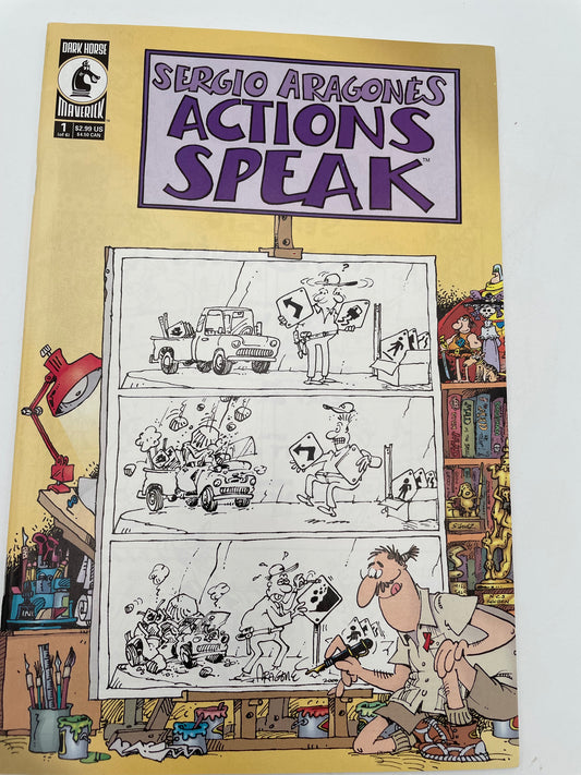 Dark Horse Comics - Sergio Aragones - Actions Speak #1 January 2001 #102428