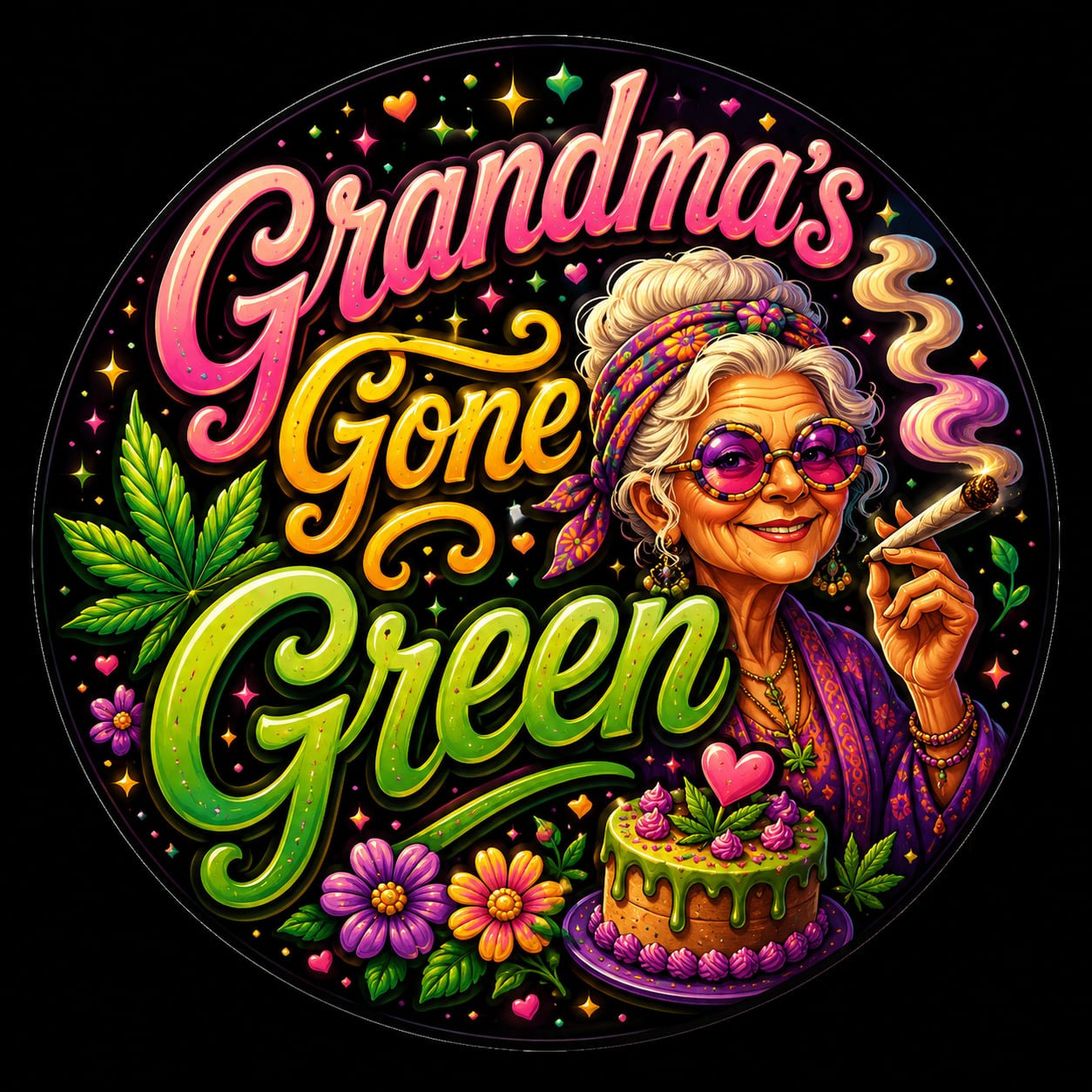 Buttons - WTHC-Radio - Grandma’s Gone #108021