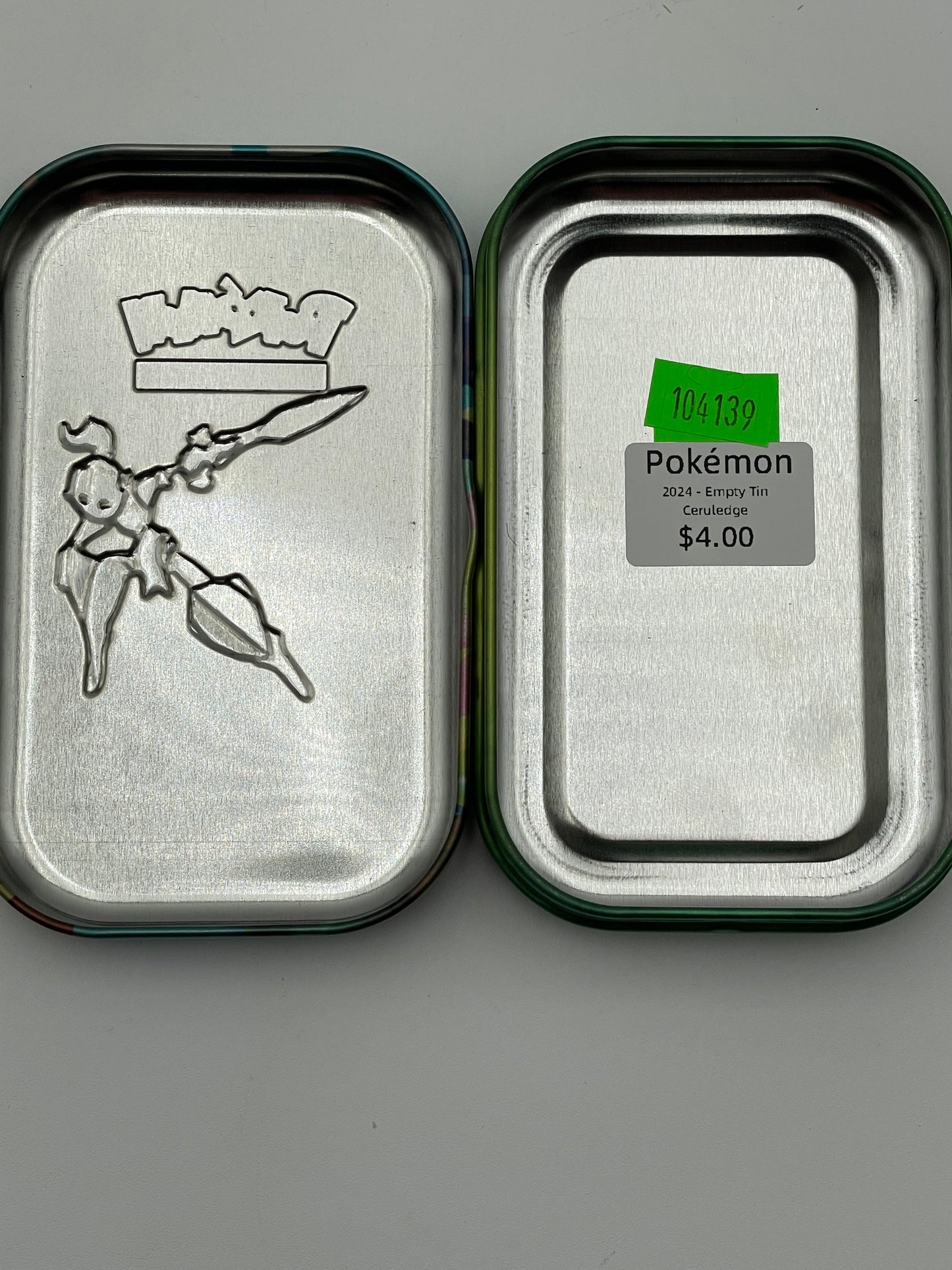 Pokémon - Empty Tin - Ceruledge 2024 #104139