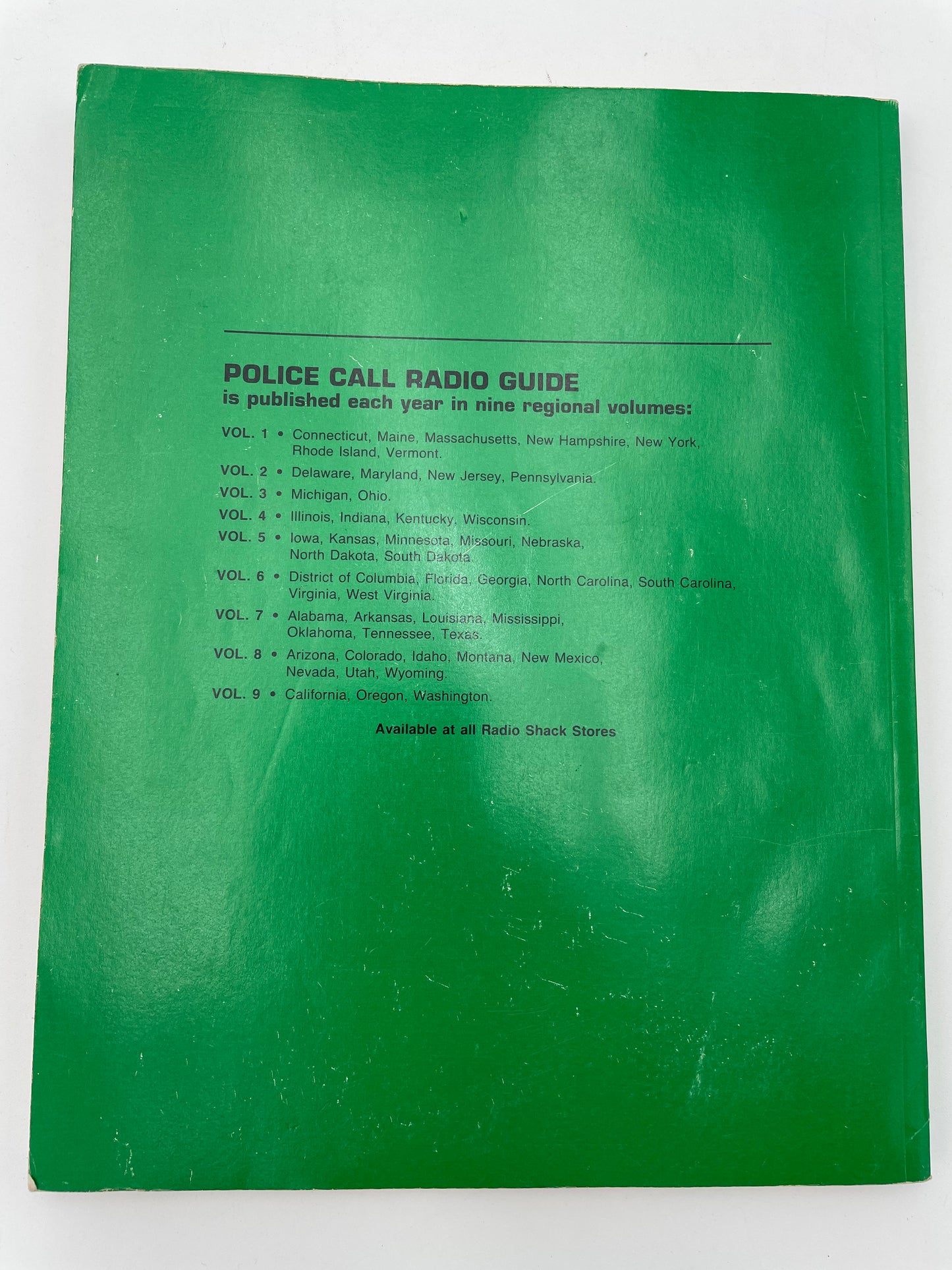 Radio Shack Police Call Radio Guide 1988 #102058
