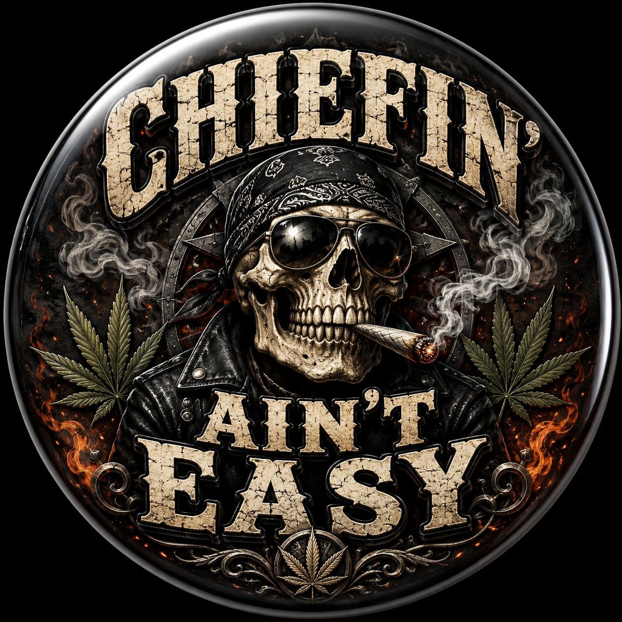Buttons - WTHC-Radio - Chiefin’ Ain’t Easy