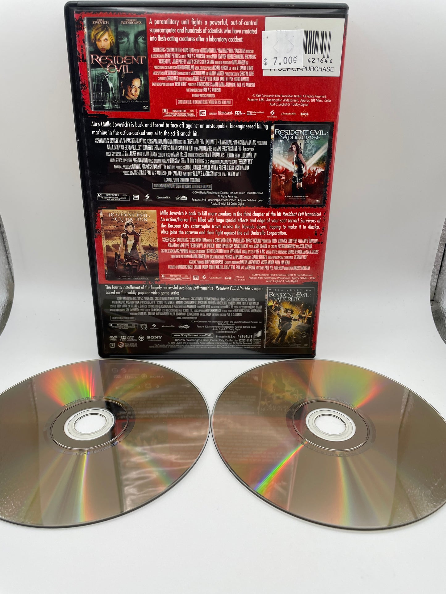 Dvd - Resident Evil Collection 2013 #100637