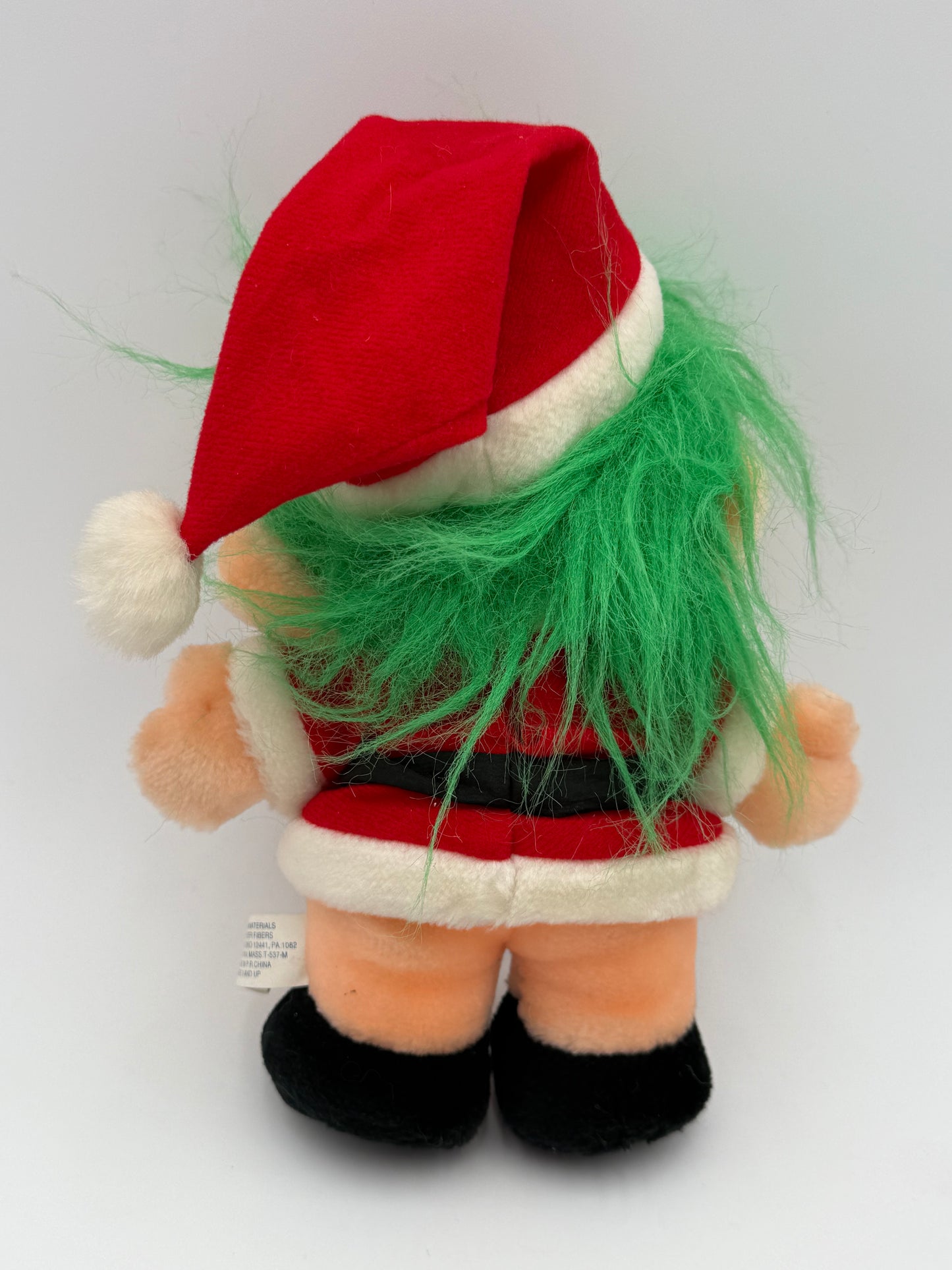 Trolls - Plush - Green Hair - Christmas Troll 1992 #105188