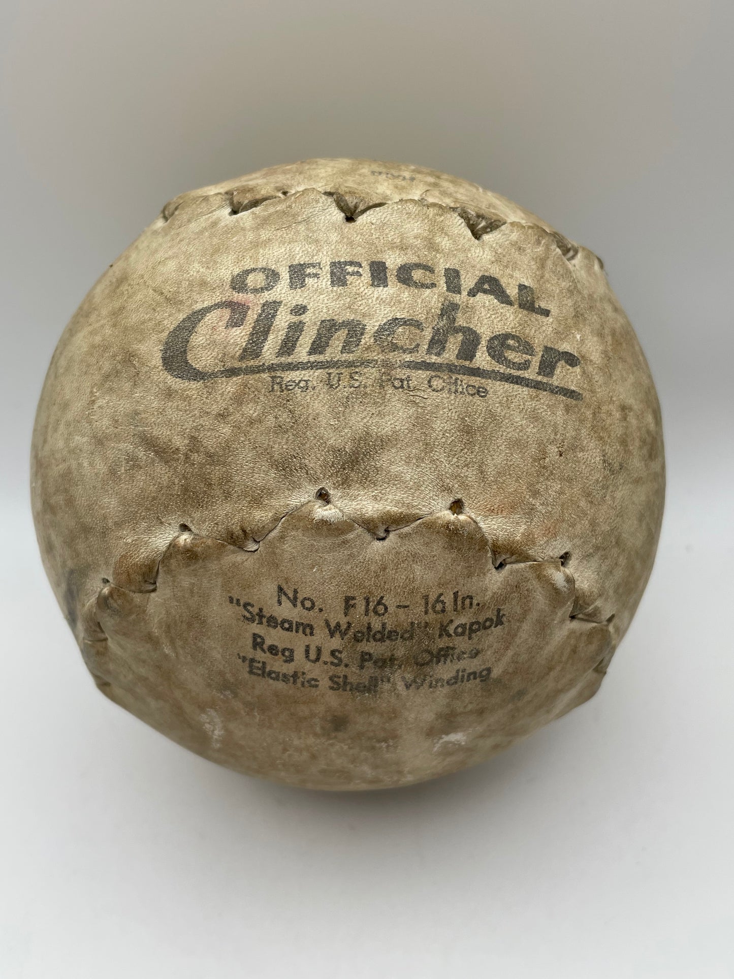 Official Clincher - XL Antique Leather Softball #101883