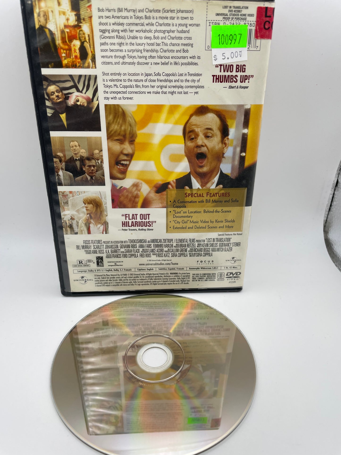 DVD - Lost in Translation #100997