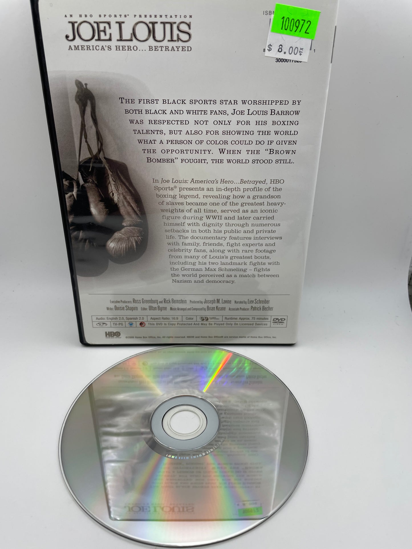 DVD - Joe Lewis America’s Hero Betrayed 2008 #100972