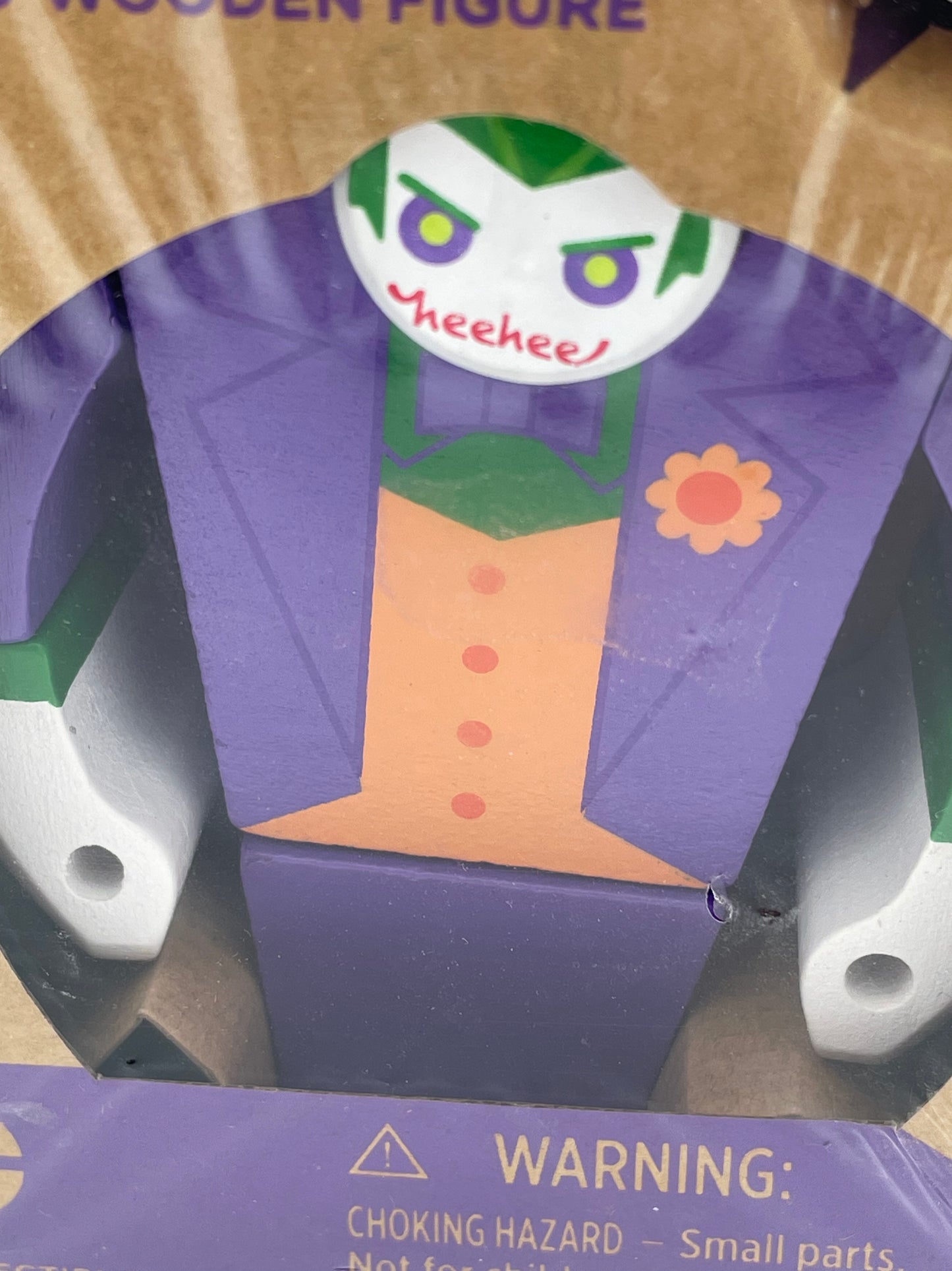 DC Loot Crate - The Joker Wood Figure 2015 #100338