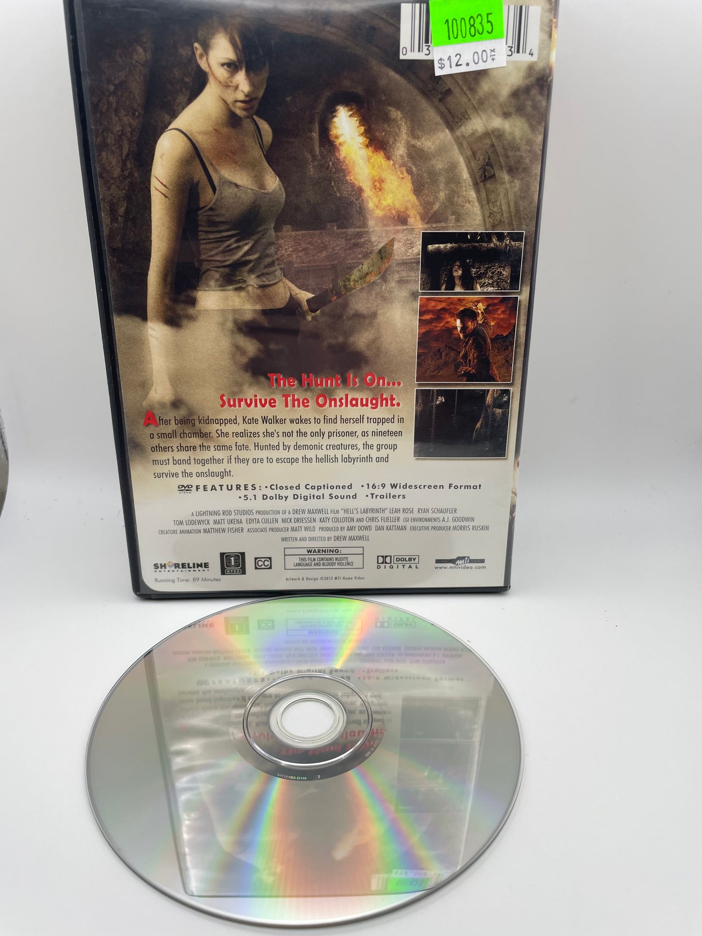 DVD - Hell’s Labyrinth 2012 #100835