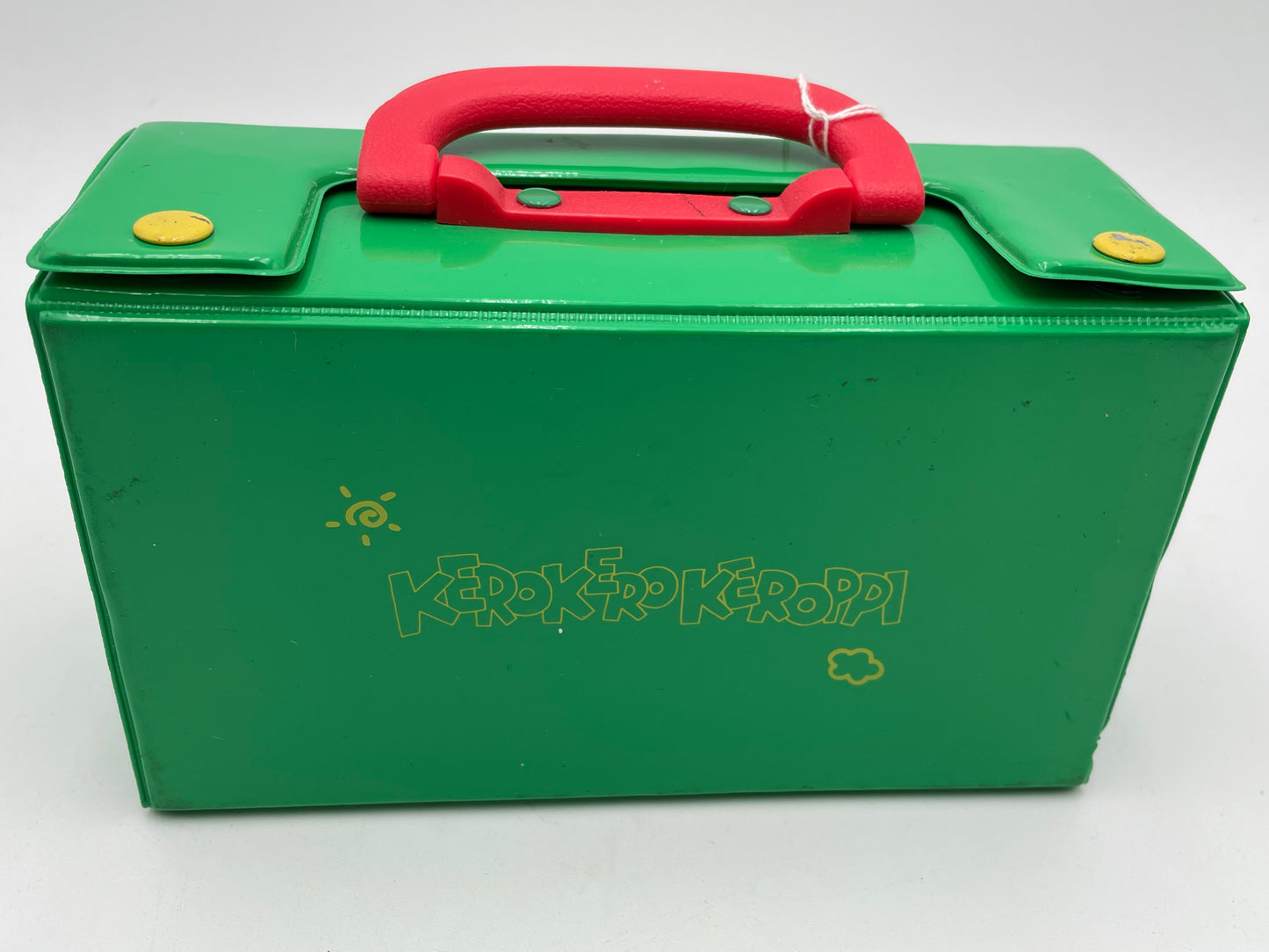 Japanese - Sanrio KeroKero Kerroppi - Vinyl Carrying Case / Pencil Box RARE 1991 #104545
