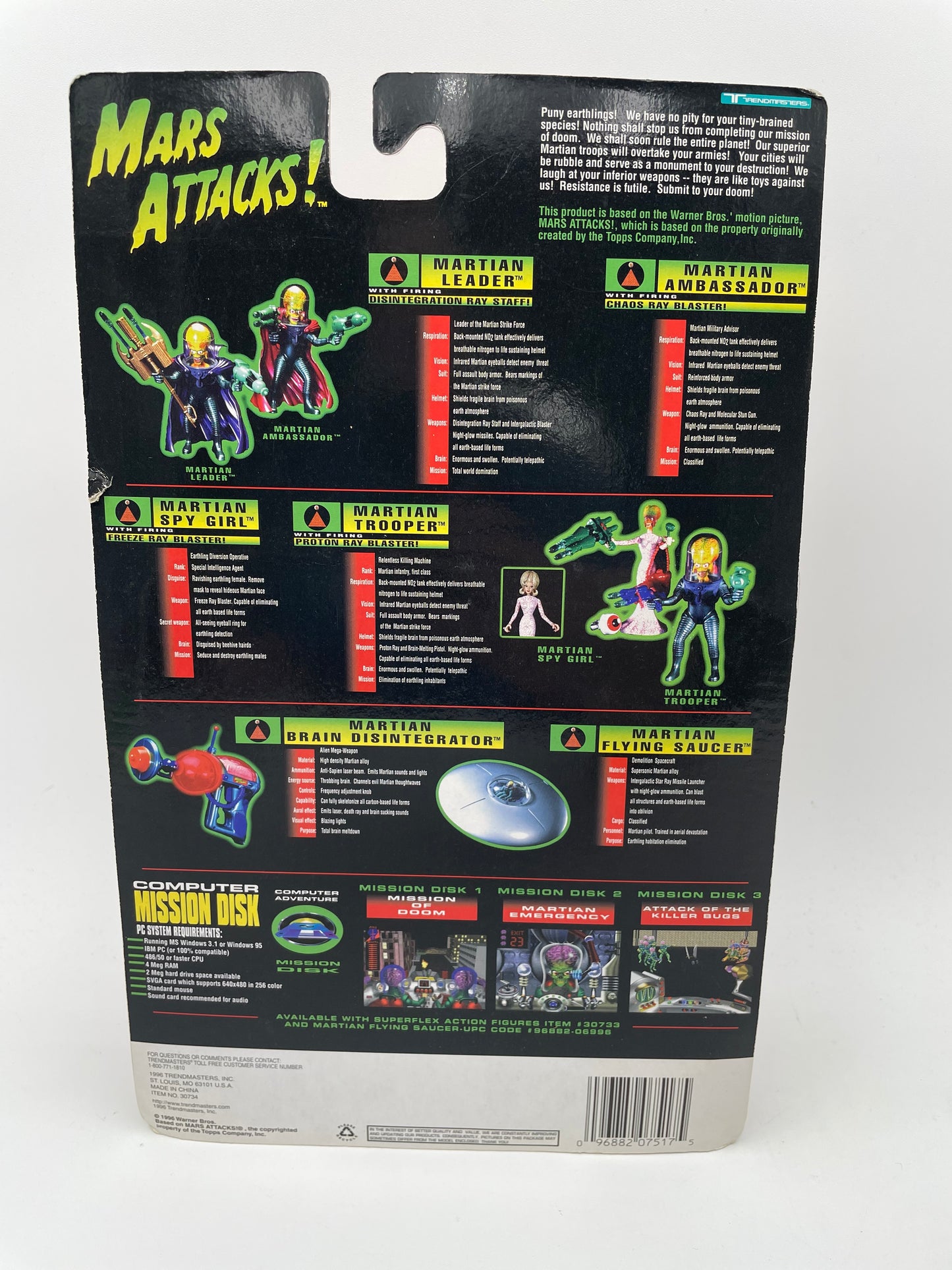 Mars Attacks! - Martian Spy Girl 1996 #104739