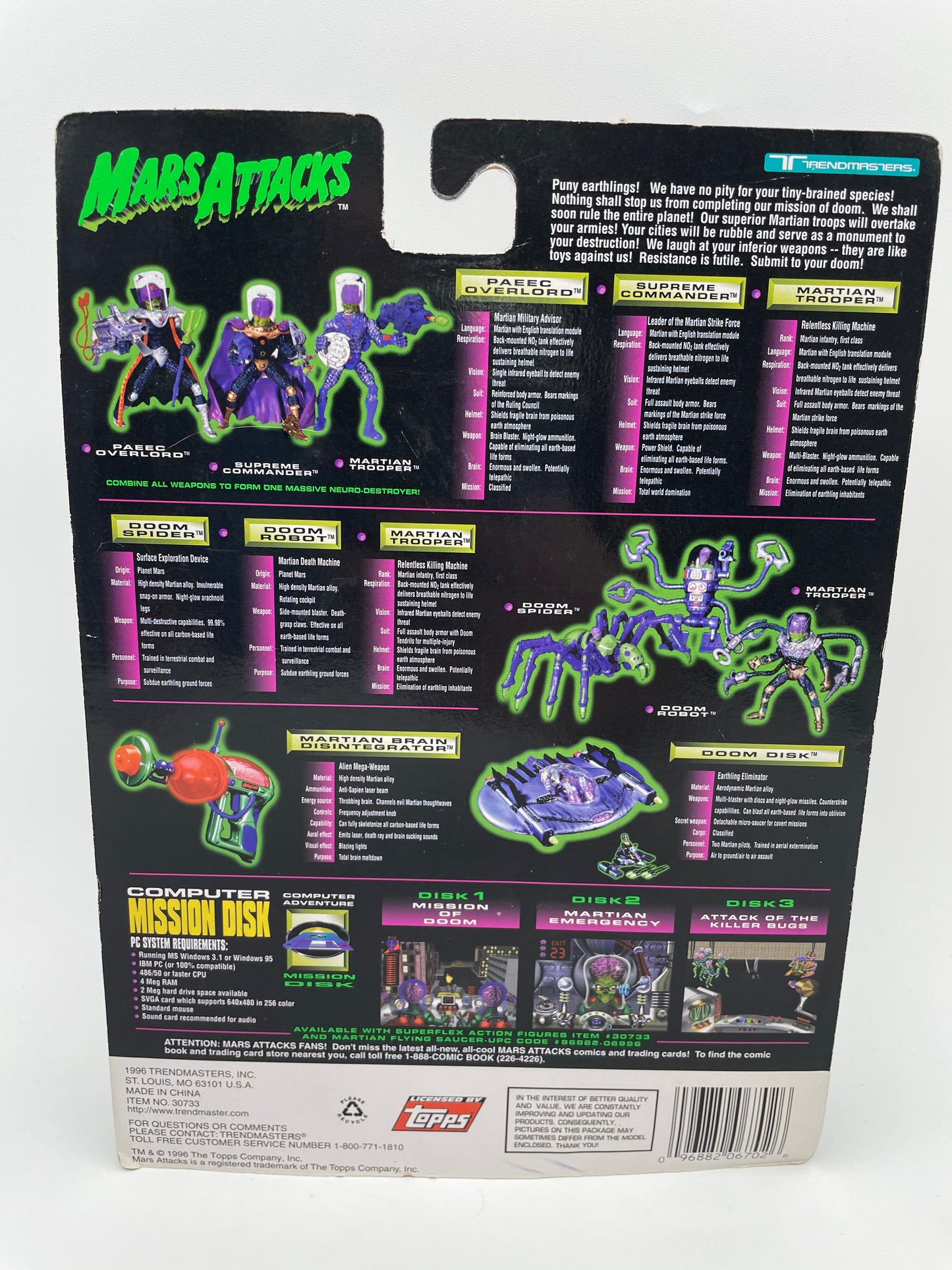 Mars Attacks! - S.A.D.A.A.M.-A 1996 #104747