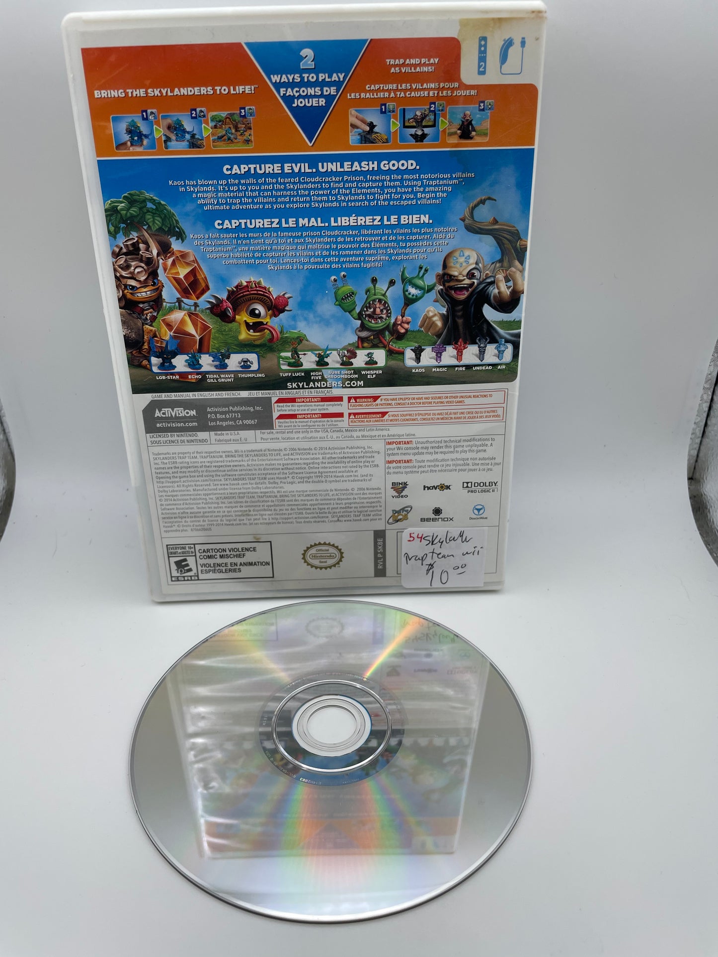 Skylanders - Wii Game - Trap Team #100738
