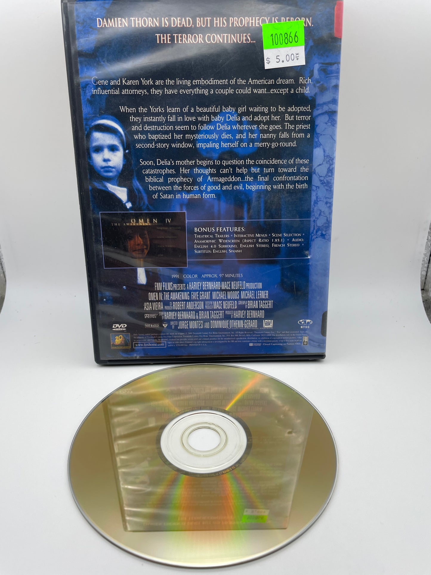 DVD - Omen IV The Awakening #100866