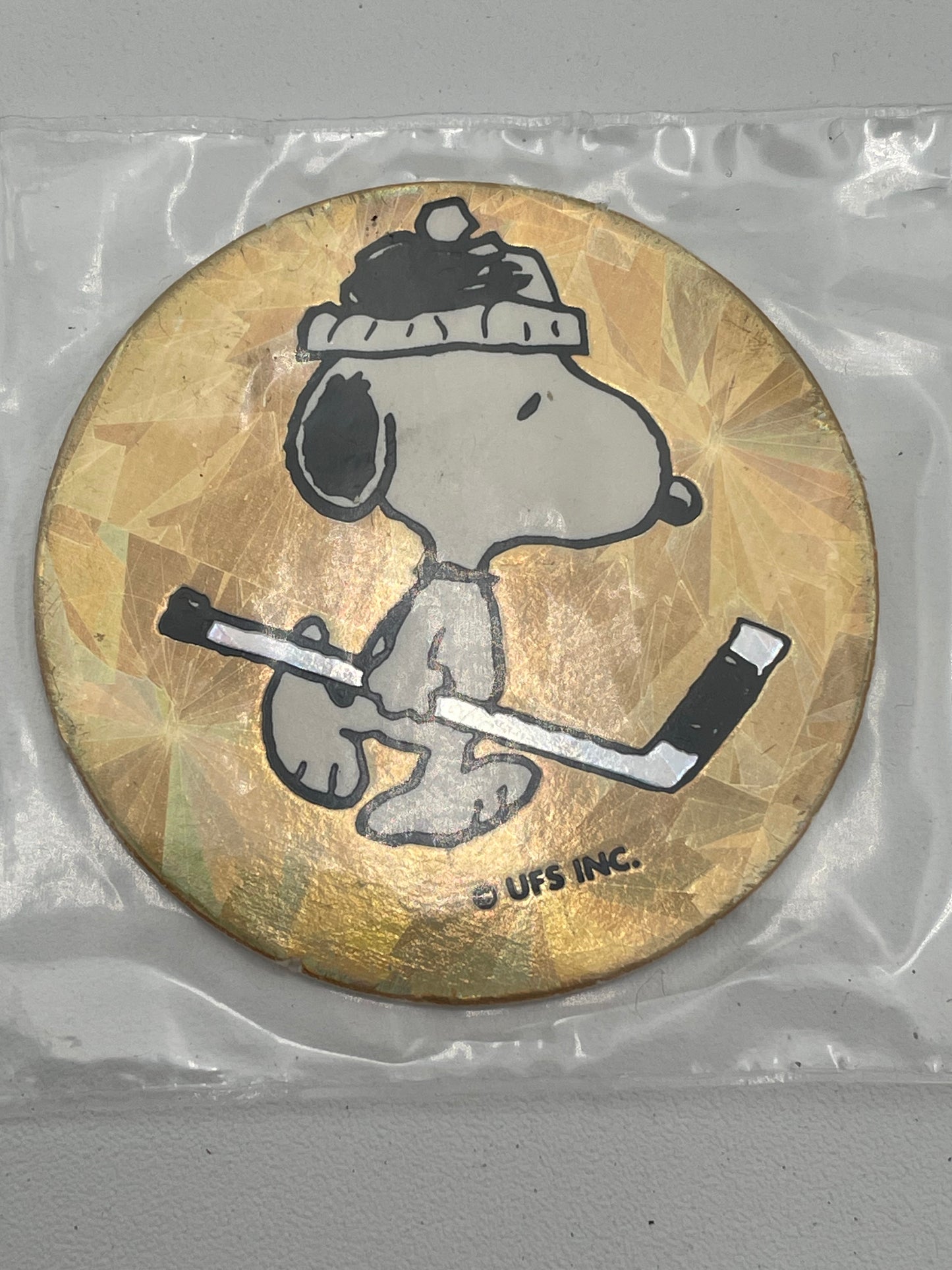 Pogs - Snoopy - Golden #101165