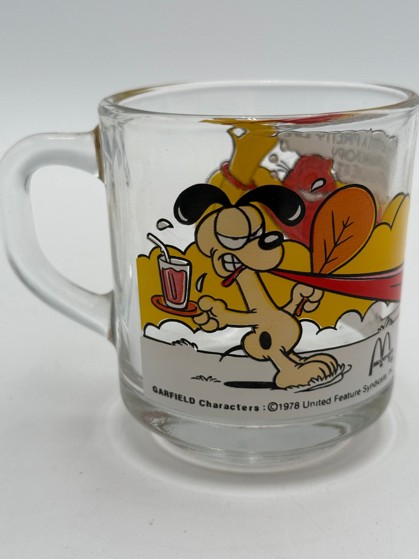 Garfield - McDonald’s - Glass Mug - Hammock 1978 #105291