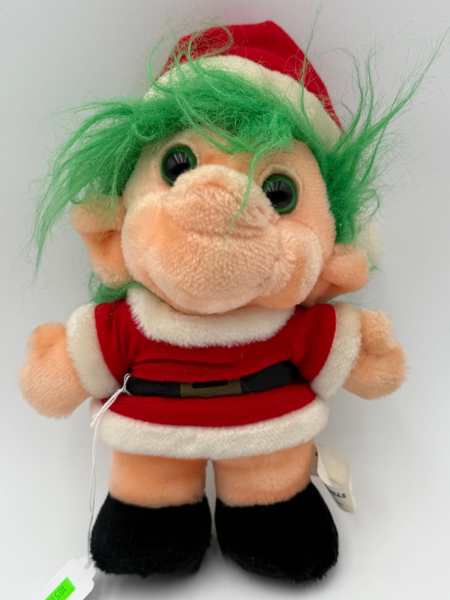 Trolls - Plush - Green Hair - Christmas Troll 1992 #105188