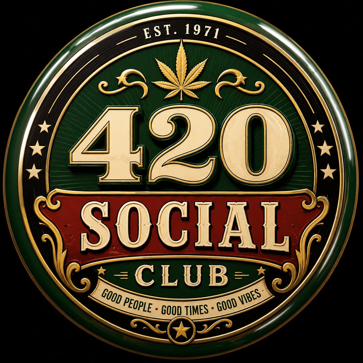 Buttons - WTHC-Radio - 420 Social Club