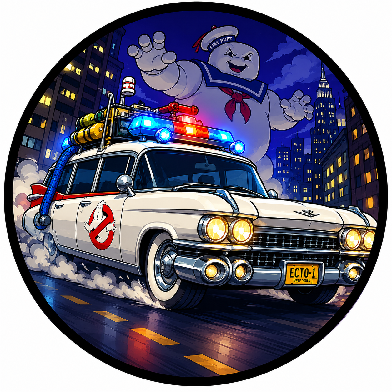 Buttons - Ghostbusters - Ecto1 #108162
