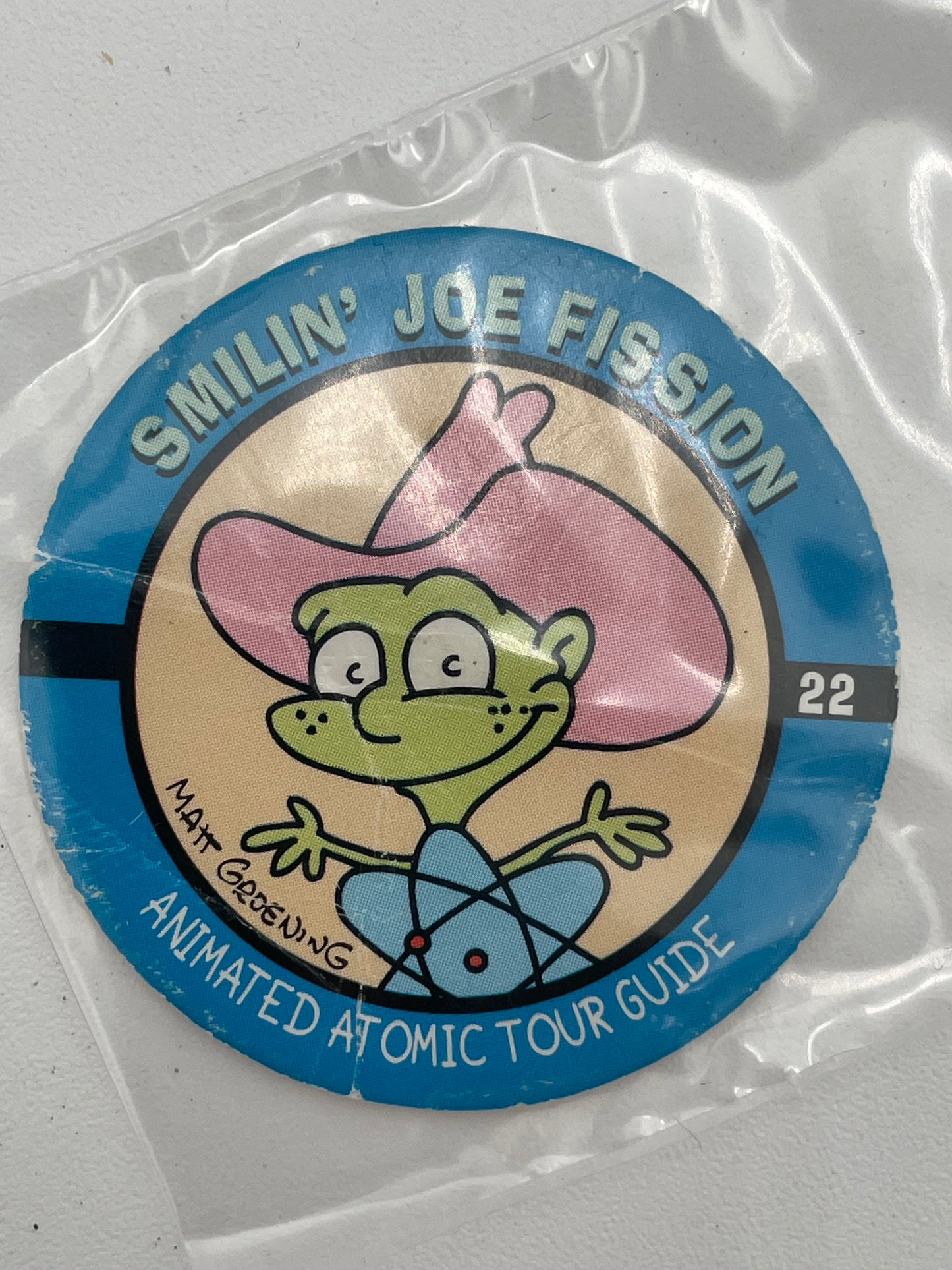 Pogs - The Simpsons - Smilin’ Joe Fission 1994 #101171
