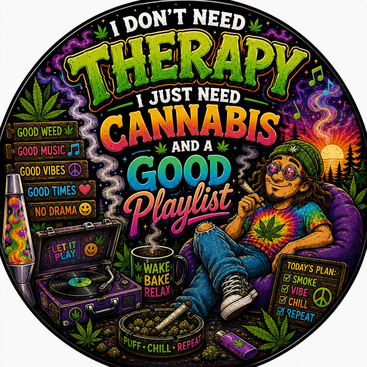Buttons - WTHC-Radio - I Don’t Need Therapy