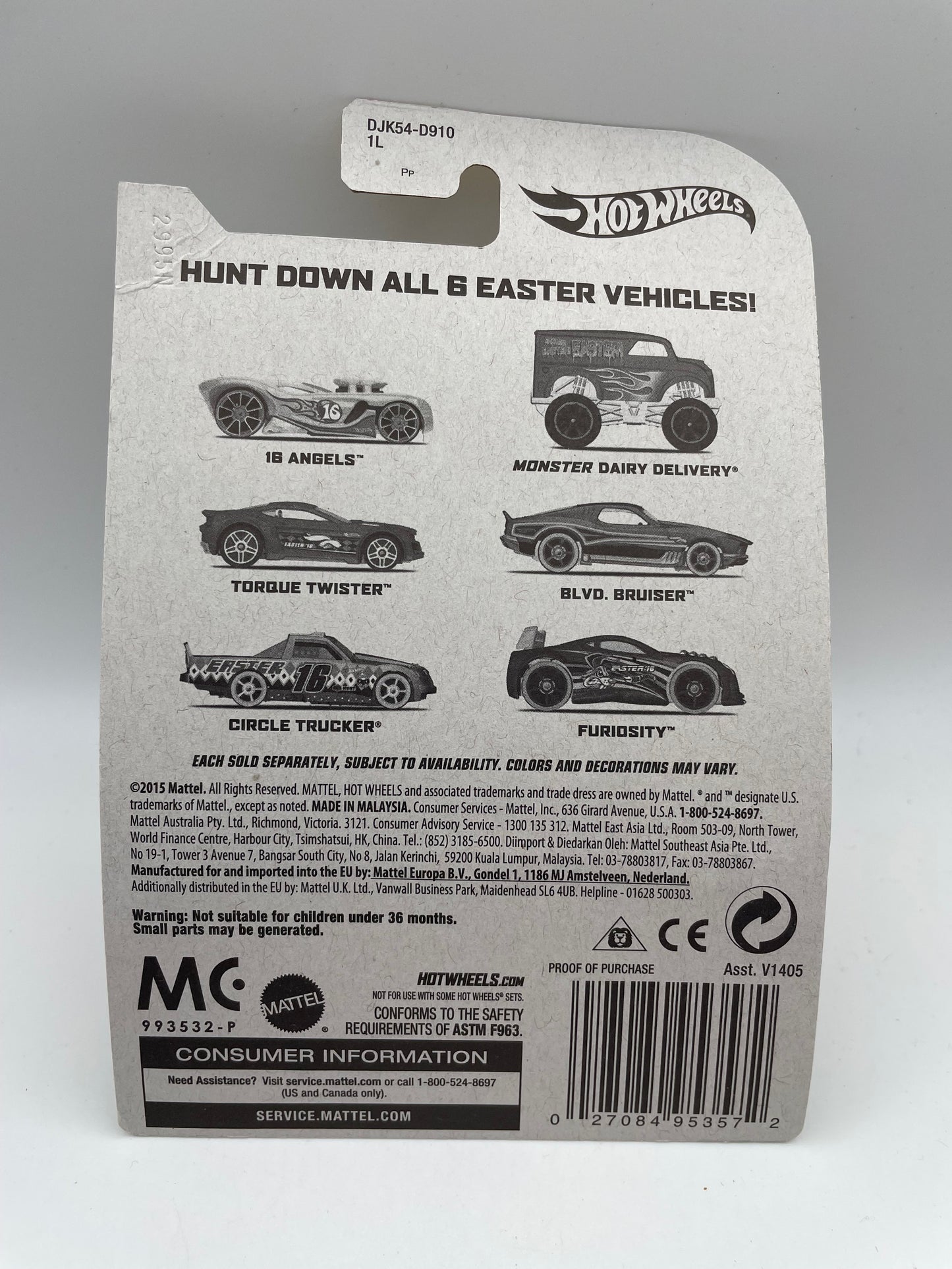 Hot Wheels - Happy Easter 3/6 Torque Twister 2016 #103209