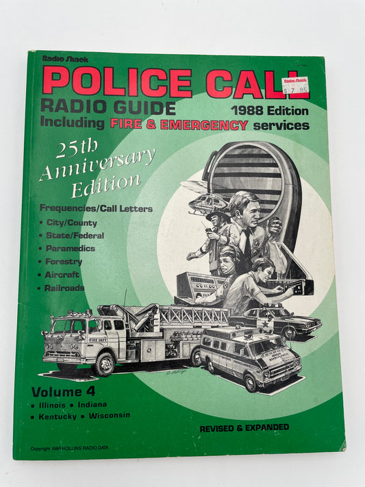 Radio Shack Police Call Radio Guide 1988 #102058