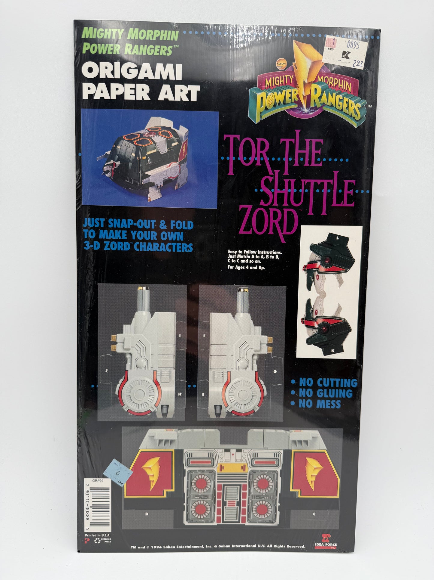 Power Rangers - Origami Paper Art - Tor the Shuttle Zord 1994 #105360