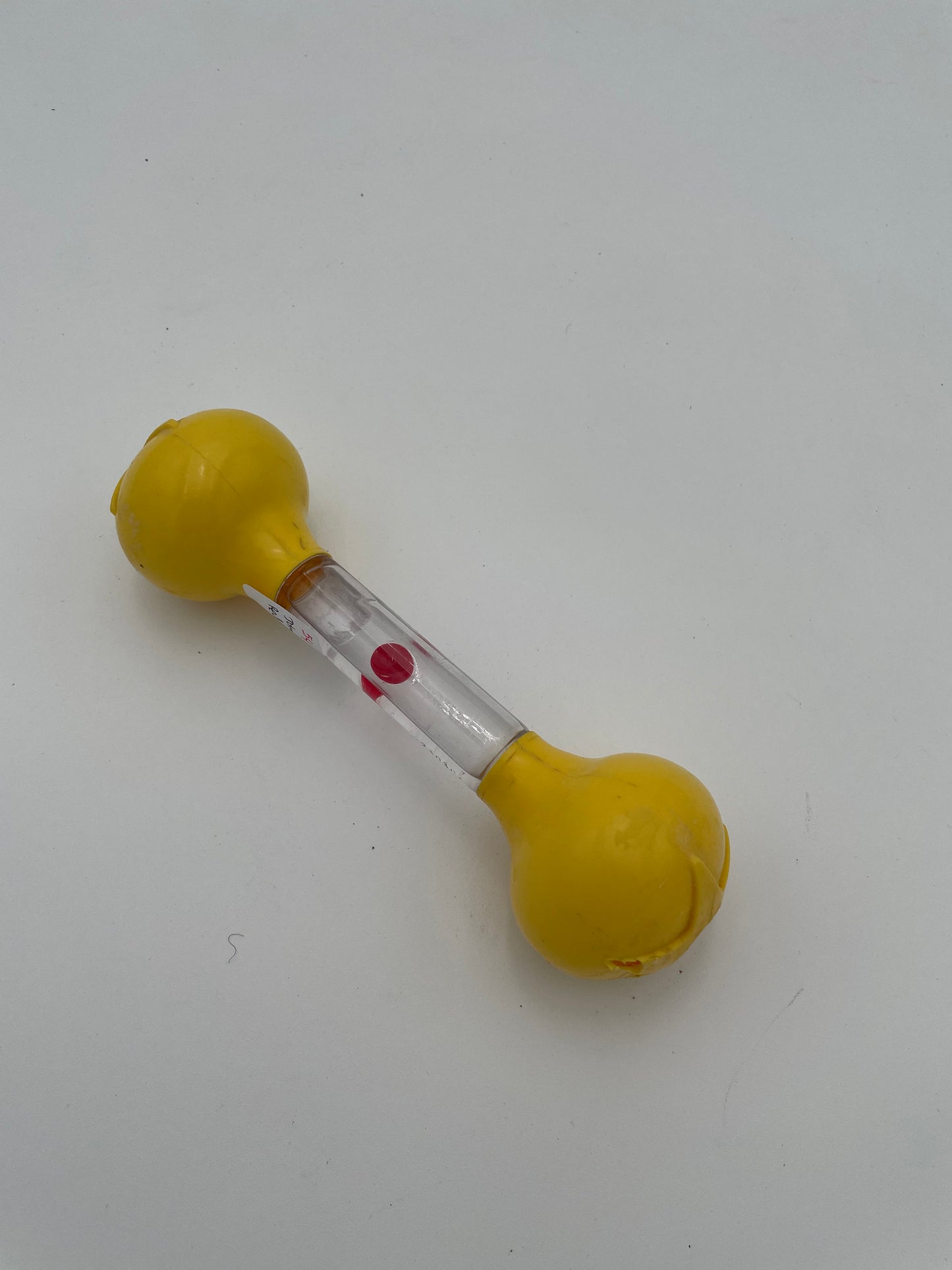 Johnson & Johnson - Red Bead Water Rattle 1977 #100461
