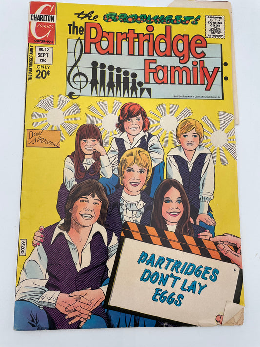 Charlton Comics - Partridge Family #12 - September 1972 #102208