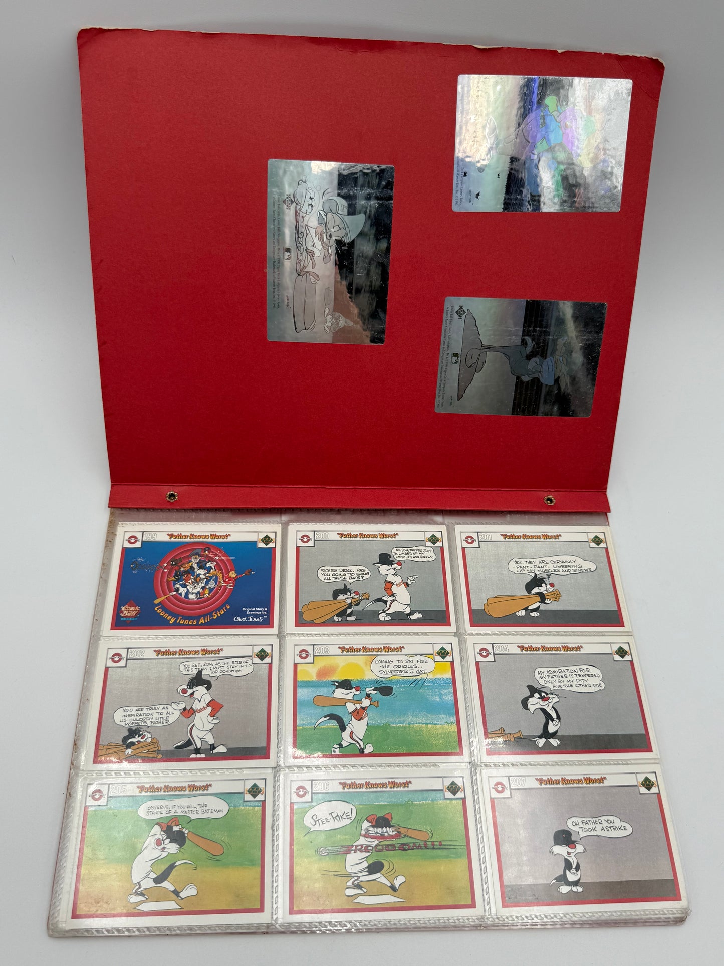 Looney Tunes - Upper Deck - Comic Ball Card Albums - Set of 3 1990 #105567