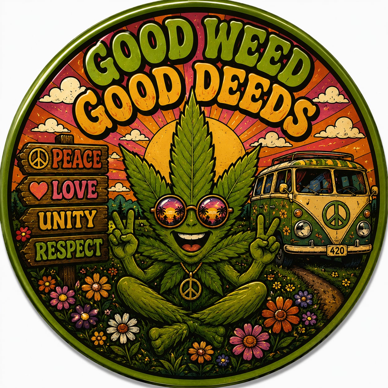 Buttons - WTHC-Radio - Good Weed #108101