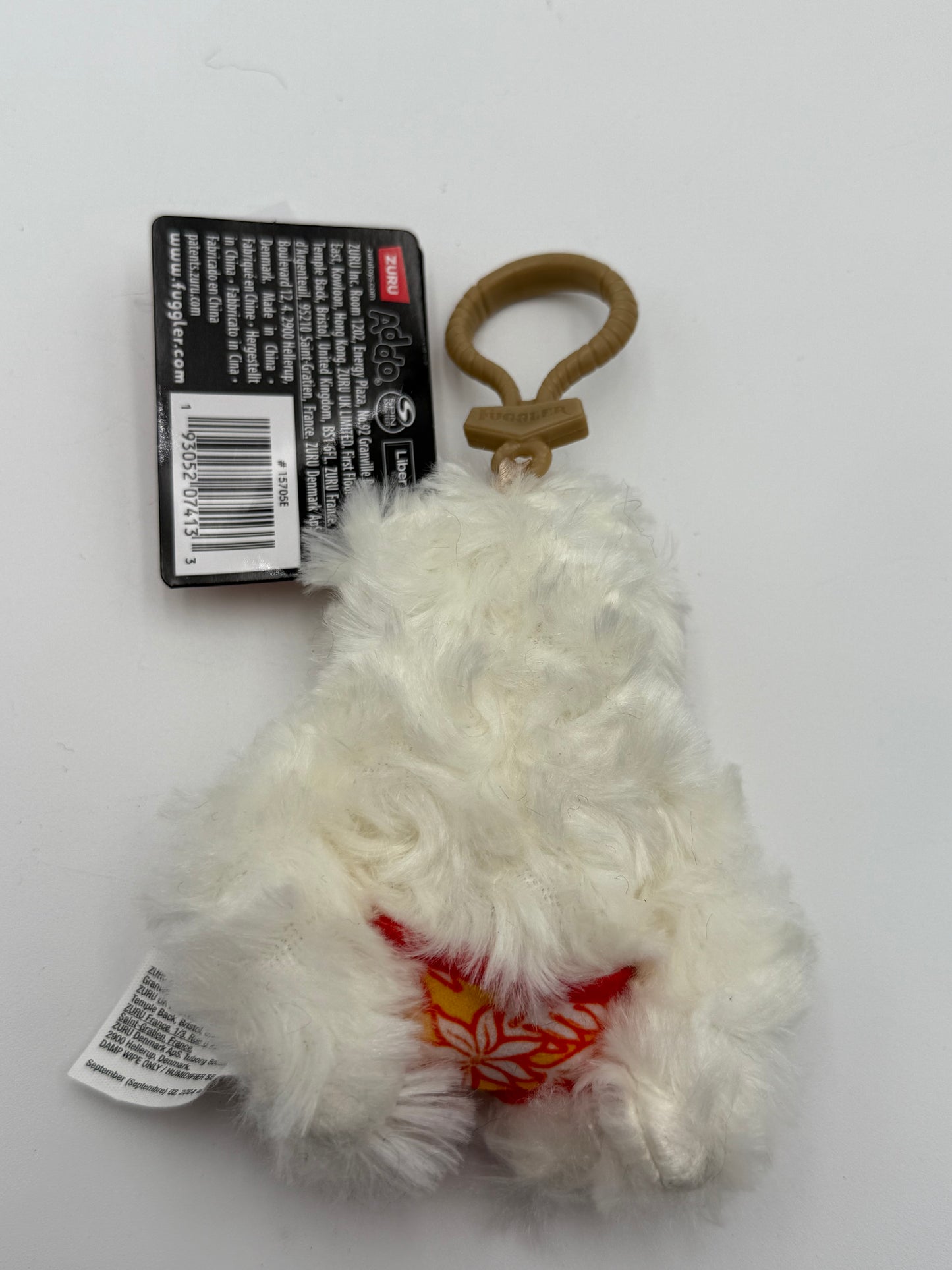 Fuggler - Baby Fuggler Keychain - White Sasquoosh 2024 #105310