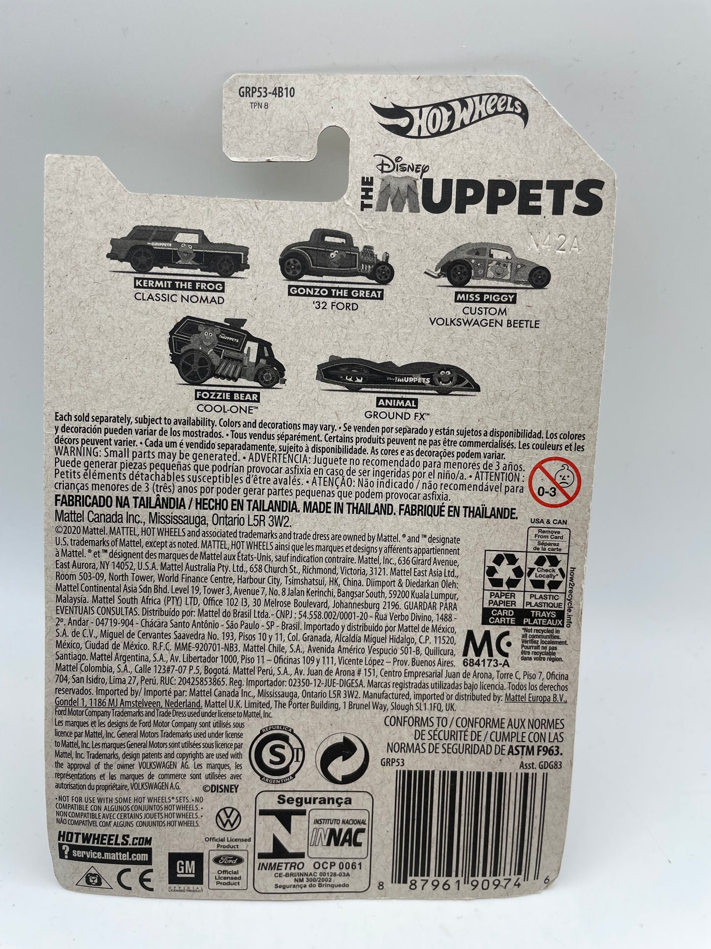 Hot Wheels - The Muppets - Kermit the Frog Classic Nomad 2021 #103300