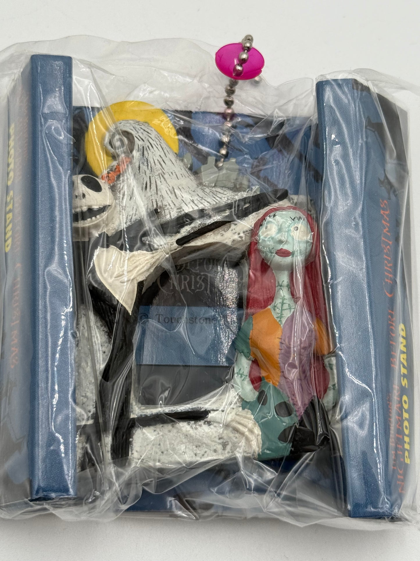 Nightmare Before Christmas - Mini Photo Stand Keychain - Jack & Sally 1990s #105425