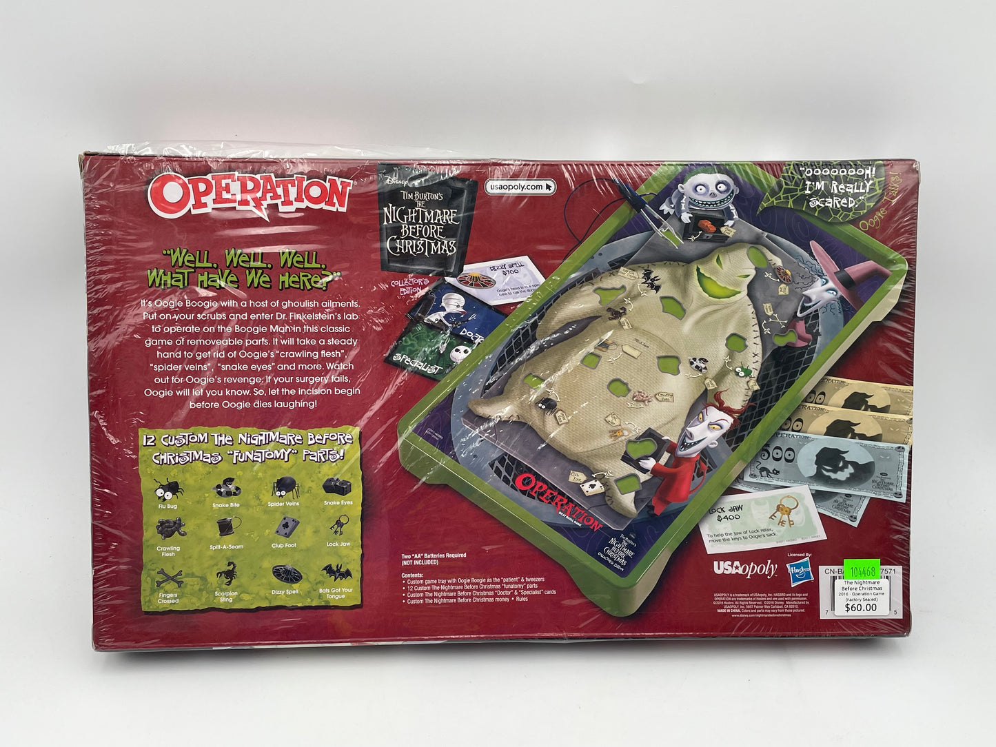 Nightmare Before Christmas - Operation Game 2016 #104468